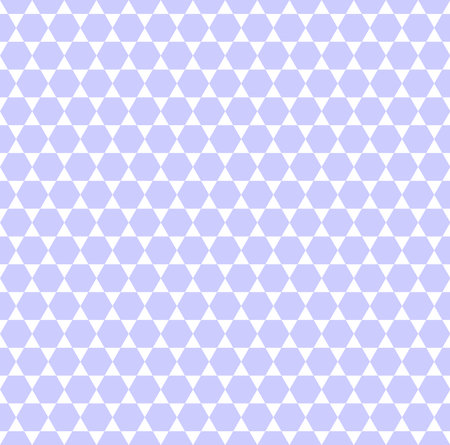 Abstract Seamless Geometric Hexagons and Triangles Pattern. Vector Art.のイラスト素材