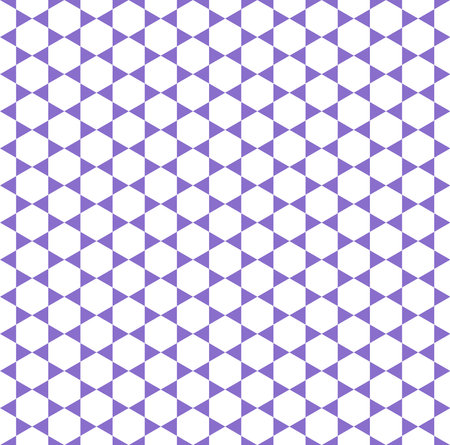 Abstract Seamless Geometric Hexagons and Triangles Pattern. Vector Art.のイラスト素材