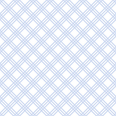 Seamless Geometric Checked Light Blue Pattern. Vector Art.のイラスト素材