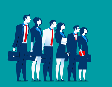 Best special business team. Concept business illustration. Vector flatのイラスト素材