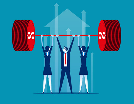 Corporate business success. Concept businessのイラスト素材