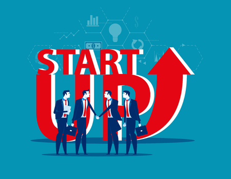Business startup work moments. Concept business vector illustration. Flat design style.
のイラスト素材