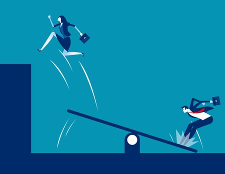 Business and Teamwork. Concept business team vector illustration,  Unity.のイラスト素材