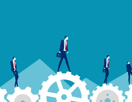 Flying with money wings. Business financial concept, Flat cartoon vector illustration styleのイラスト素材