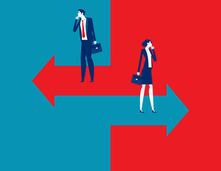 A man pondered next to a light bulb with a lock lockedのイラスト素材