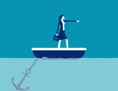 Business people work until dizzy. Business office people conceptのイラスト素材