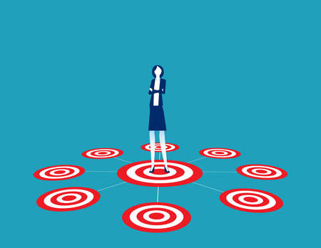 Leader network or multi level marketing conceptのイラスト素材