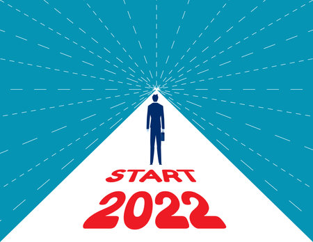 2022 path to the world of metaverse. Concept for new virtual worldのイラスト素材