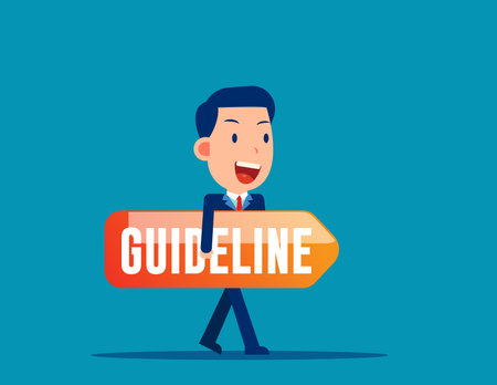 Brand communication guidelines metaphors. Corporate identity  conceptのイラスト素材