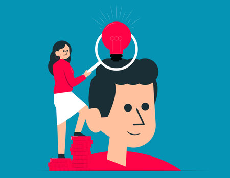 Customer behaviors measuring social sampling statistics experiment population research of societyのイラスト素材