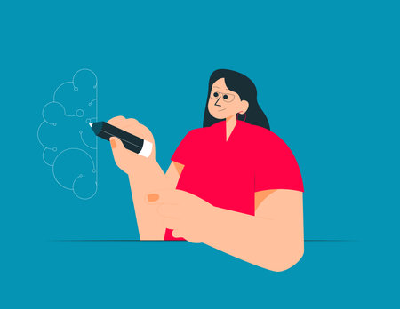 Computer science concept illustrations set. Characters integrating with innovative technology, studying deep learning, data mining and microprocessor programming. Vector illustrationのイラスト素材