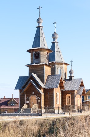 Church of St. Innocent of Moscow in Lensk city. Russiaの写真素材