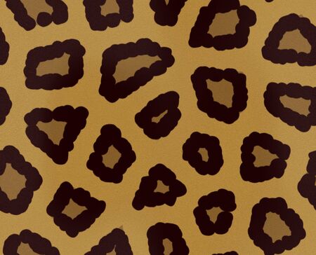 Illustration of leopard fur, seamlessの写真素材