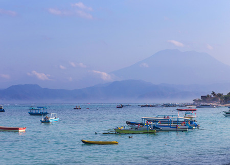 Coastline of Lembongan island.Indonesia.の写真素材