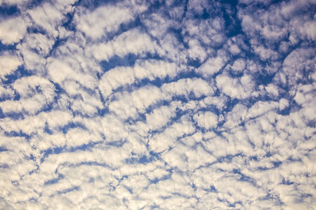 Blue Sky with Clouds.の写真素材