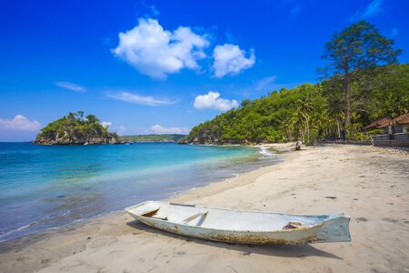 Tropical coastline of Nusa Penida island. Bali. Indonesia.の写真素材