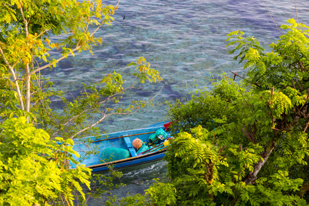 Tropical coastline of Nusa Penida island. Bali. Indonesia.の写真素材