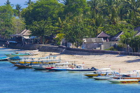 Tropical coastline of Nusa Penida island. Bali. Indonesia.の写真素材