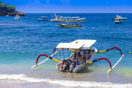 Tropical coastline of Nusa Penida island. Bali. Indonesia.の写真素材