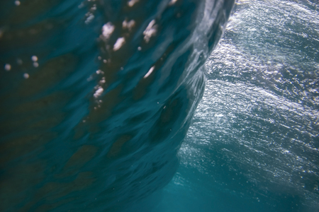 View at the ocean wave