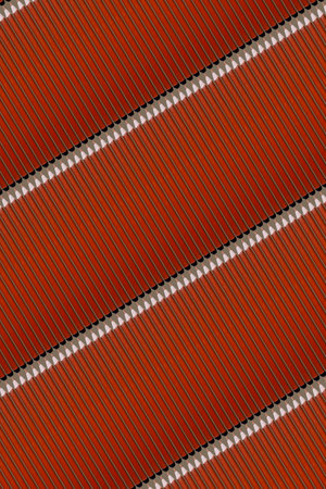Pattern of orange pencils at brown background