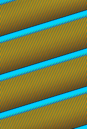 Pattern of yellow pencils at blue backgroundの写真素材