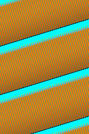 Pattern of yellow pencils at blue background
