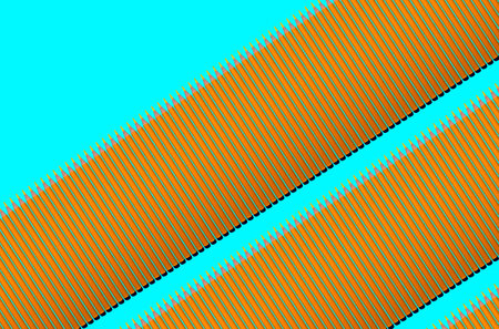 Pattern of yellow pencils at blue background