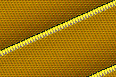 Pattern of dark yellow pencils at yellow background