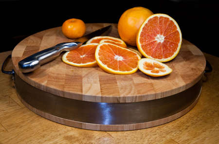Slicing Fruitの写真素材