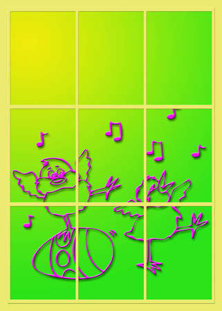 Dancing Chicksの写真素材