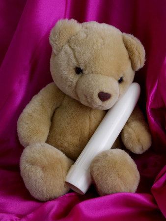 Teddy with my Magic Wandの写真素材