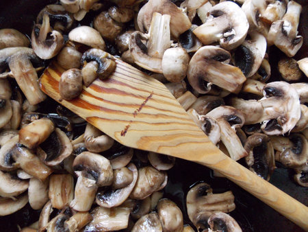 Cooking Mushroomsの写真素材