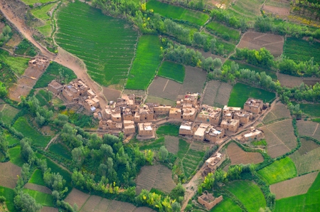 Afghan villageの写真素材