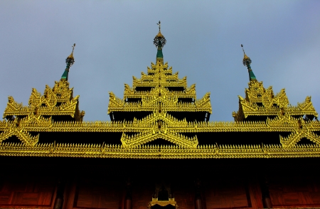 Asian temple roof の写真素材