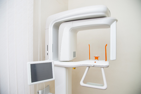 Detail Dental Panoramic Radiograph equipment, x ray medical deviceの写真素材