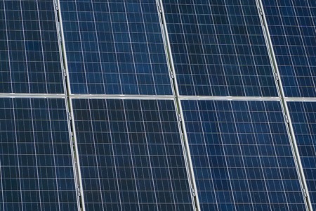 Solar panels closeup, photovoltaics module, renewable energy sourses.の写真素材