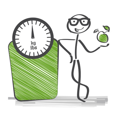 The body mass index is a measure of relative size based on the mass and height of at individual.のイラスト素材