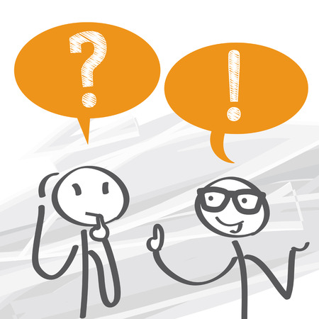 Frequently Asked Questions - vector illustrationのイラスト素材
