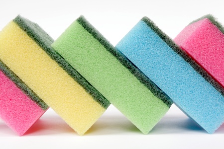 washing up spongesの写真素材