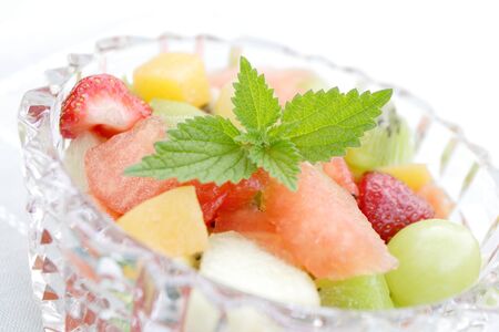 fruit saladの写真素材