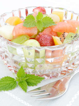 fresh fruits salad の写真素材