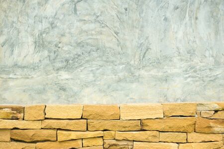 Polished concrete and brick texture background.の写真素材