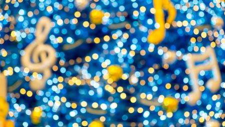 Bokeh background, Abstract of fun, happy & celebrationの写真素材