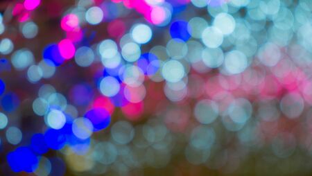 Bokeh background, pink and blue bokeh light