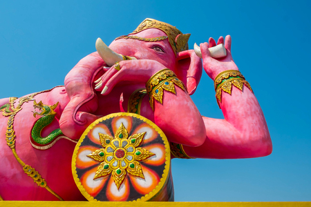 Big Ganesha with blue sky, Ganesha: Lord of Successの写真素材