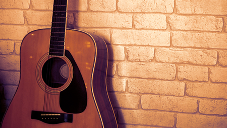 Guitar backgroundの写真素材