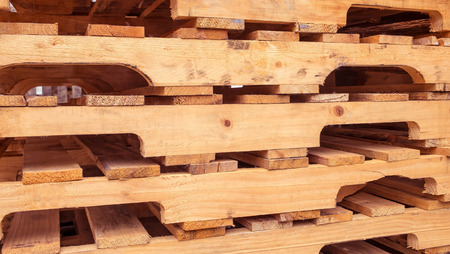 wooden pallets textured and backgroundの写真素材