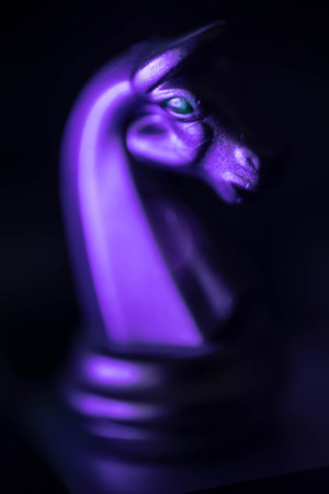 Golden chess board game. Strategy ideas concept business futuristic graphic icon.の写真素材