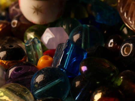 Collection of assorted spare clothes buttons.の写真素材